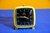 Junghans BIVOX alarm clock yellow black dial 1950s
