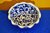 Italian Pottery DIP A Mano Bowl Blue White Bird