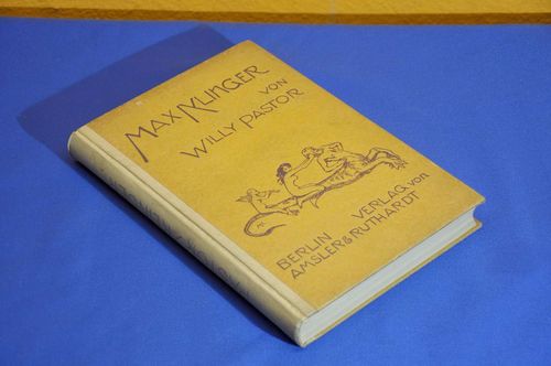 Book Max Klinger by Willy Pastor Amlser & Ruthhardt 1922