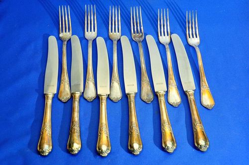 Nagold Vintage 90 Silver Cutlery Flatware12 pieces