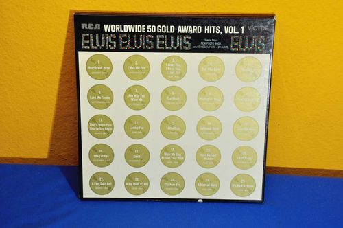 Elvis Worldwide 50 Gold Award Hits Vol.1 4 LP vinyl 1970