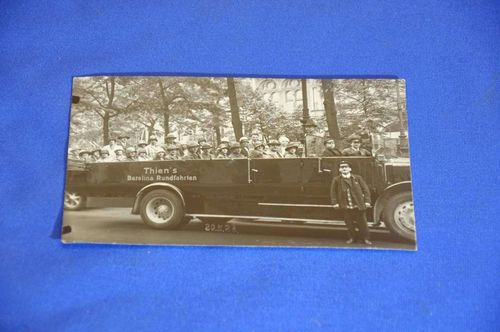 Postcard advertising Thien Berolina tours 1920s