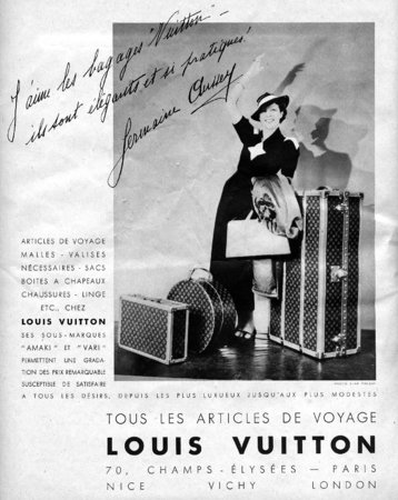 Zeitschriften Werbung von Louis Vuitton aus den 30er Jahren, 1930er Louis Vuitton, Kofferwerbung, Werbung der 1930er, Reisekoffer von Louis Vuitton\\n\\n12.01.2024 16:07