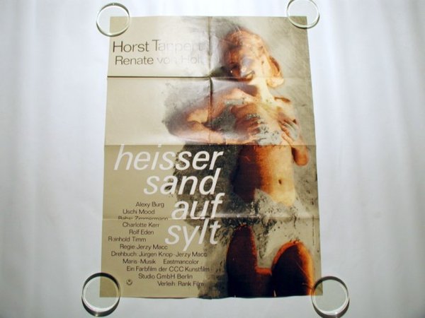 Heisser Sand auf Sylt, Kinoplakat, Akt im Sand, Film mit Horst Tappert\\n\\n12.06.2014 19:53
