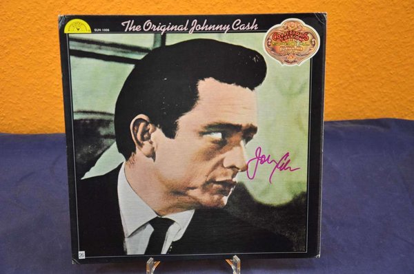 Original Johnny Cash Autogramm auf Langspielplatte\\n\\n11.06.2014 14:59
