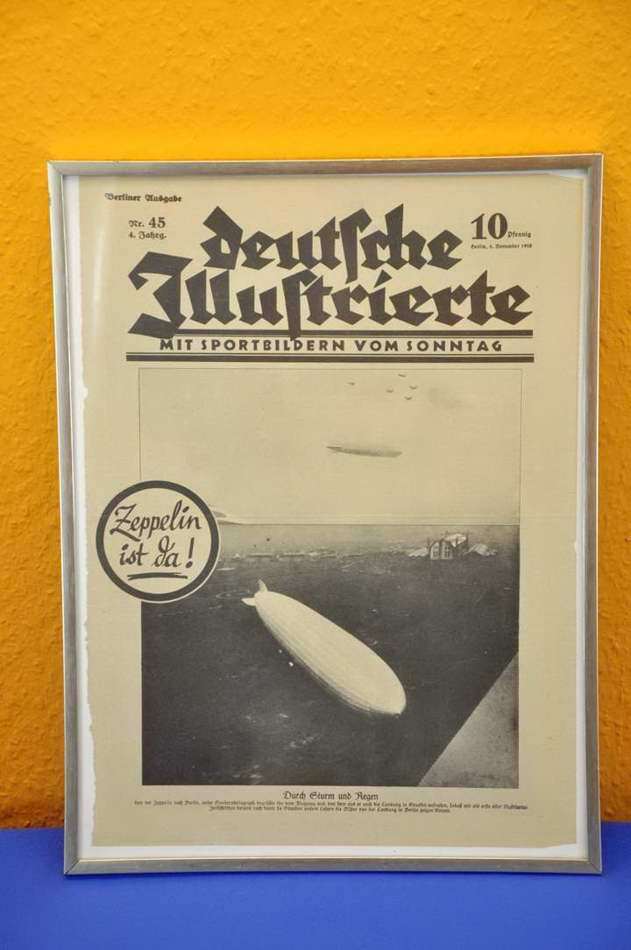 Der Zeppelin ist Da! Tageszeitung von 1928